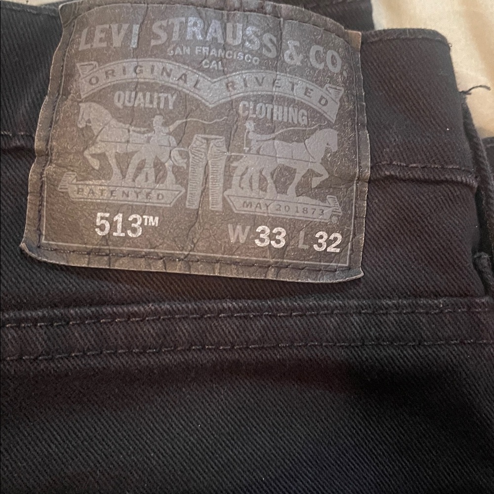 Levi’s 513, Men, black Jean - Picture 3 of 4